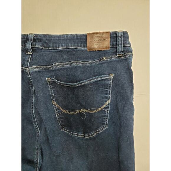Lucky Brand Jeans Womens Plus 24W Emma Leggings Dark Was Stretch High Rise - Picture 12 of 12